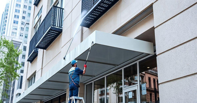 Limpeza de Toldos e Fachadas Eficiente