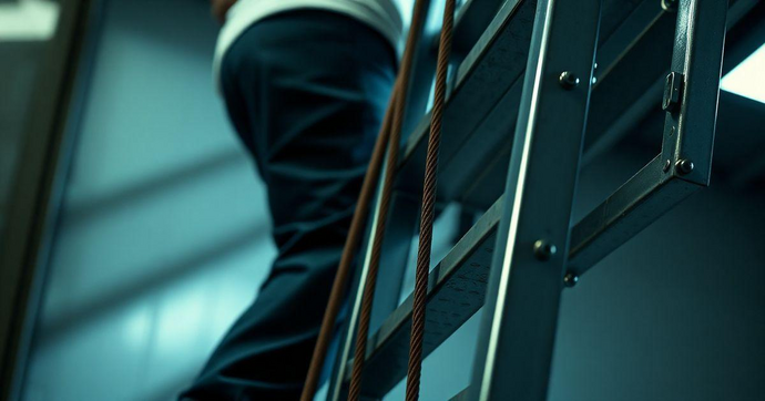 Linha de Vida Escada Marinheiro: Seguran&ccedil;a em Altura