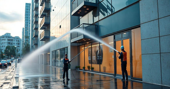 Lavagem predial: como garantir a limpeza e conserva&ccedil;&atilde;o do seu edif&iacute;cio