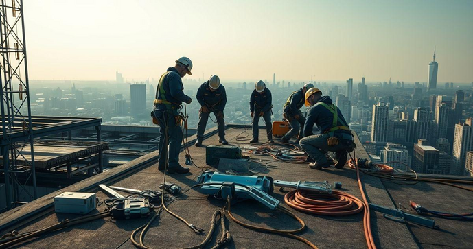 Instala&ccedil;&atilde;o de Pontos de Ancoragem Segura