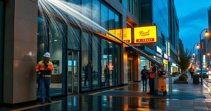 Limpeza de Fachada com Hidrojateamento