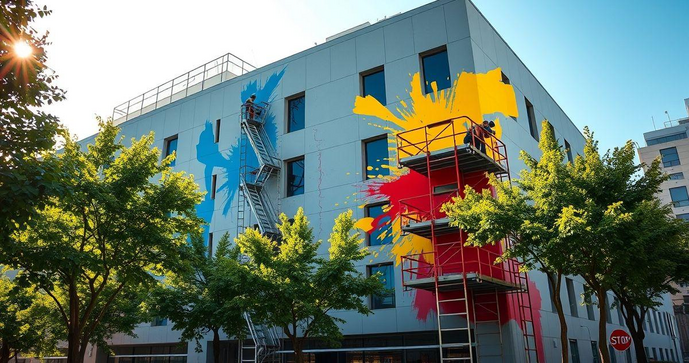 Pintura Externa de Pr&eacute;dios: Dicas para Escolher o Melhor Acabamento e Durabilidade