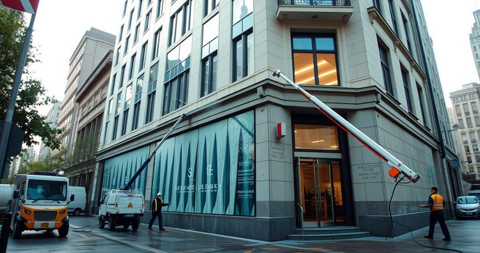 Lavagem de fachada &eacute; essencial para manter a beleza e a durabilidade do seu im&oacute;vel