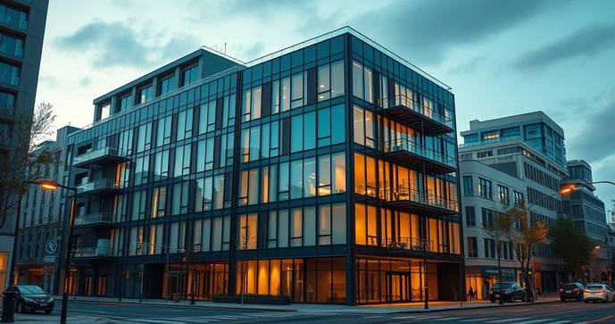 Reforma de fachada predial transforma a est&eacute;tica e valor do seu im&oacute;vel